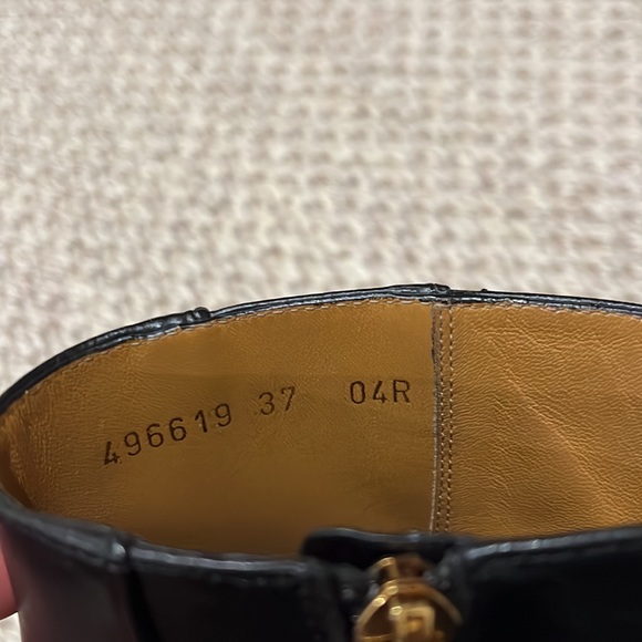 GUCCI leather Horsebit ankle boots 37 - Picture 5 of 7